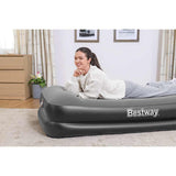 BESTWAY LUFE BED mit gebauten Luftpumpe 191x97x46 cm gezogen - afbeelding 3