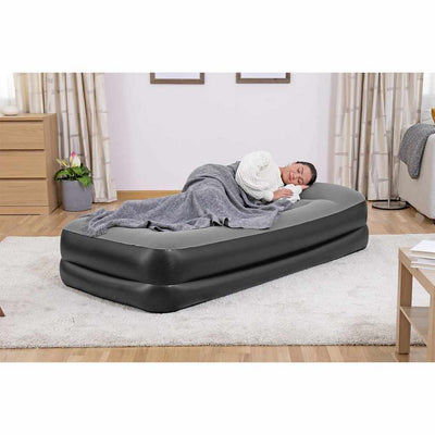 BESTWAY LUFE BED mit gebauten Luftpumpe 191x97x46 cm gezogen