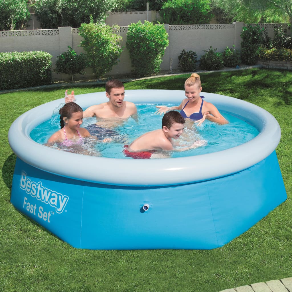 BESTWAY -Schwimmbad aufblasbar schnelles Set um 244x66 cm 57265