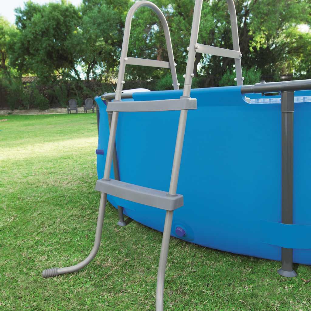 BESTWAY Schwimmbad Leiter 2 Stufen fließen ceclear 84 cm
