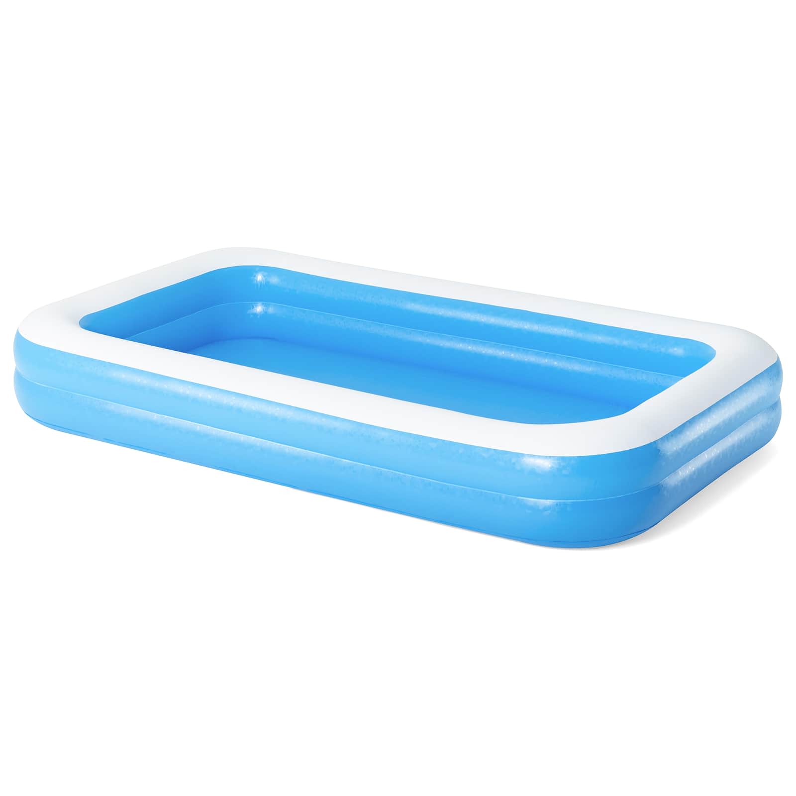 Bestway Family Schwimmbad 2 Kanten Rechteck 305 Blau