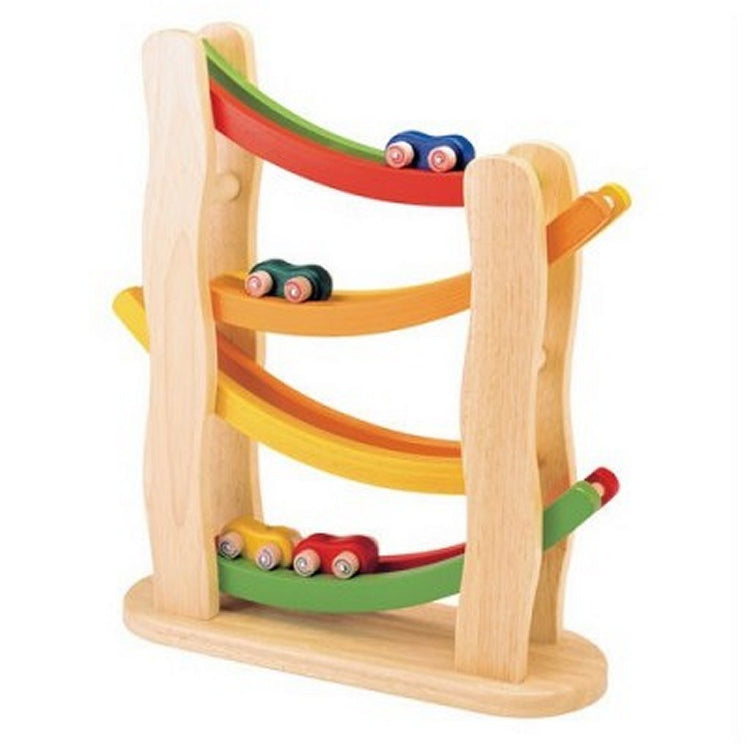 Pintoy Pintoy Holzregenbogen Höllenbahn + 4 Auto #039;
