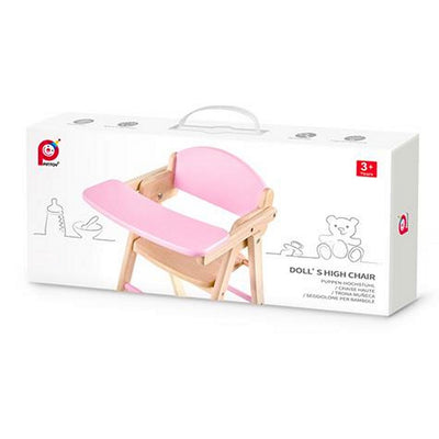 Pintoy Pintoy Holz hoher Puppenstuhl 60 cm
