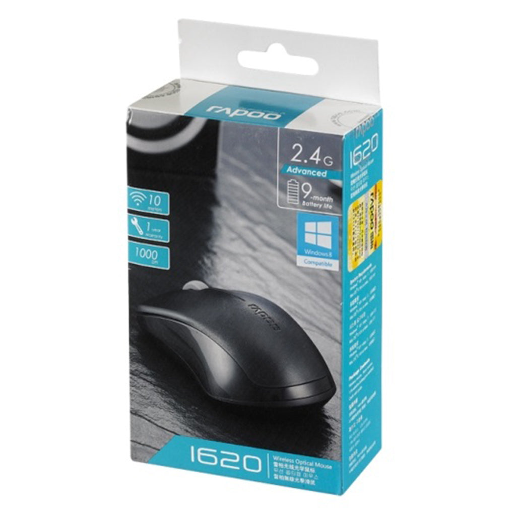 Rapoo Rapoo Mouse Opt. 2,4 GHz Black 1620
