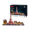 Kubikfun kubisch Spaß 3D -LED -Puzzel Paris 115 Stücke