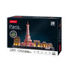 Kubikfun kubisch Spaß 3D -LED -Puzzel Paris 115 Stücke