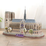 Kubikfun 3D -Puzzle National Geographic Notre Dam Paris - afbeelding 3