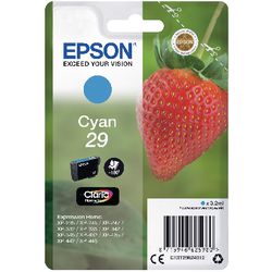 Tintenpatrone Epson C13T29824012 Cyan