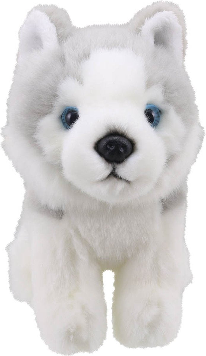 The Puppet Company Handpuppe Husky Kuscheltier Lernspielzeug.