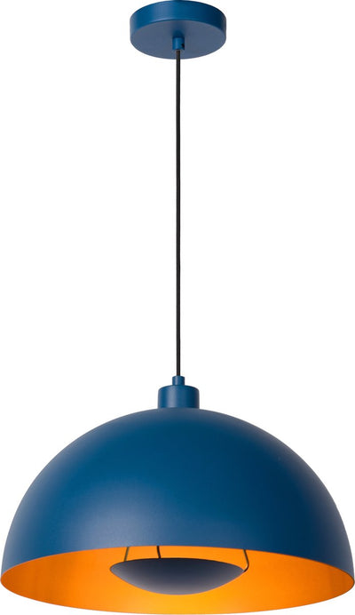Lucide Siemon - Hängelampe - ø 40 cm - 1xe27 - blau