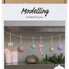 Creativ Company Modellbau-Hobby-Set, Weihnachtsfiguren aus Zellstoff, verschiedene Farben, 1 Box