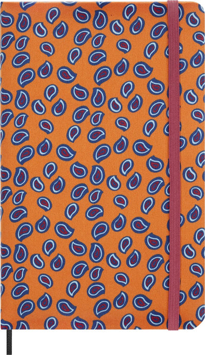 Moleskine Le Silk Collection undatierter Planer groß (13 x 21 cm), liniert orange (Box)