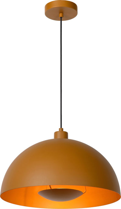 Lucide Siemon - Hängelampe - ø 40 cm - 1xe27 - Ockergelb