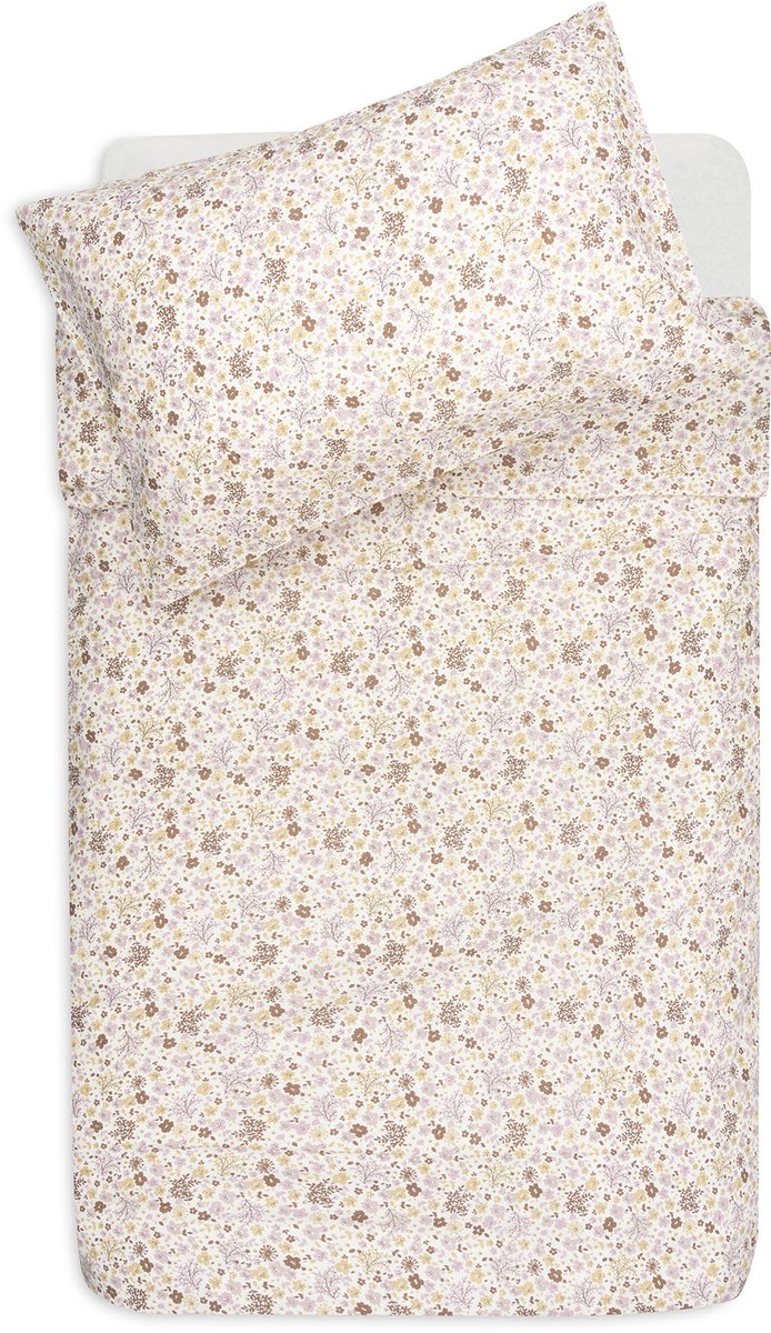 Jollein Bettbezug mit Kissenbezug – 100 x 140 cm – Blumenfeen