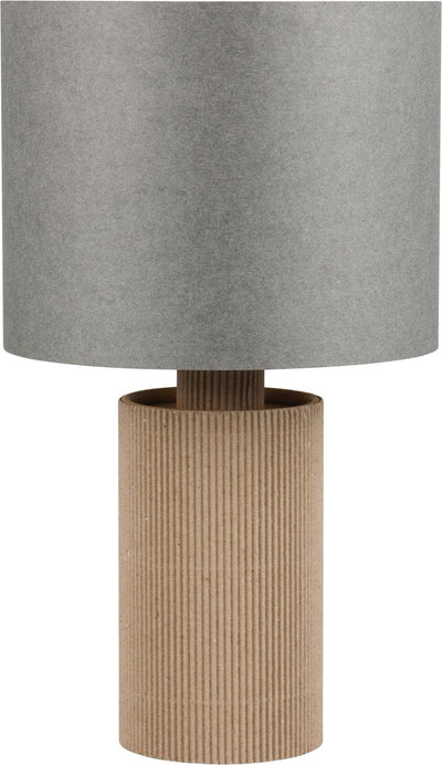 Trio Canio - Tischleuchte - Natur - exkl. Leuchtmittel 1x E14 4 W - Schnurschalter - grün