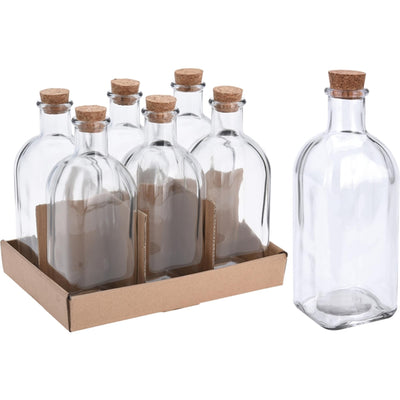 Hervorragende Haushaltsglasflasche mit Korken, 500 ml