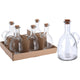 Excellent Houseware Öl-Essig-Flasche aus Glas, 500 ml