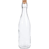 Hervorragende Haushaltsglasflasche mit Korken, 500 ml, transparent - afbeelding 1