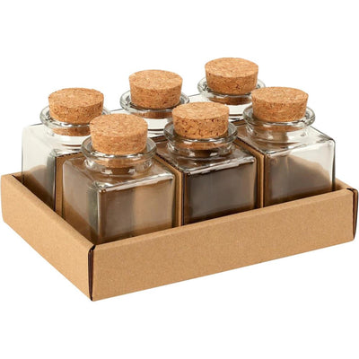 Ausgezeichnetes Vorratsglas für Haushaltswaren mit Korkdeckel, 80 ml