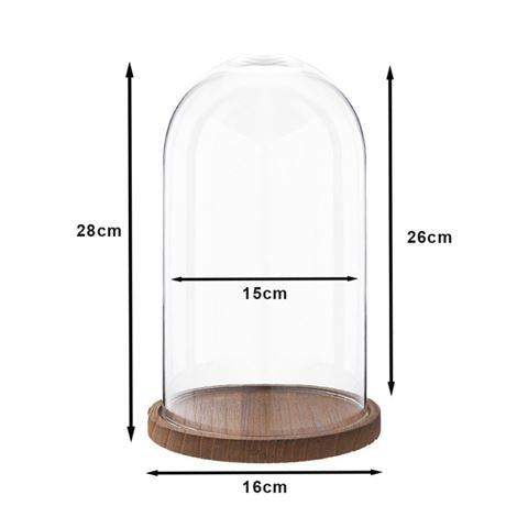 Clayre Eef Clayre EEF Stolp 6gl1946 Transparent 16x28 cm