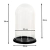 Clayre Eef Clayre EEF Stolp 6gl3476 Transparent 23x38 cm