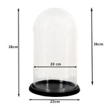 Clayre Eef Clayre EEF Stolp 6gl3476 Transparent 23x38 cm - afbeelding 2