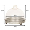 Clayre Eef Clayre EEF Stolp 6Gl2492 Grau transparent 16x15 cm