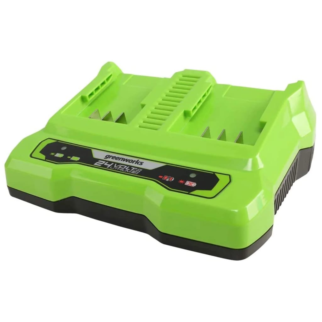 GreenWorks GreenWorks Batterie -Ladegerät mit Doppelanschluss 24 V 2 a