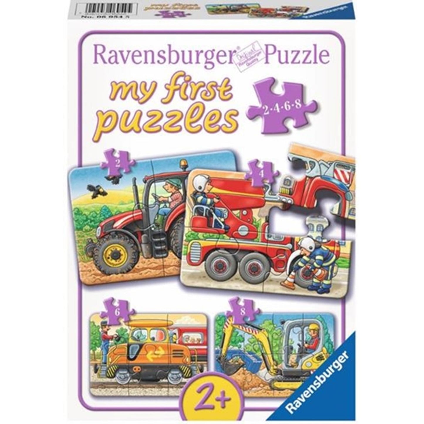 Ravensburger - Bei der Arbeit Puzzle 4in1