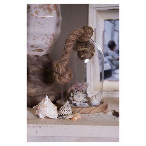 Clayre Eef Clayre EEF 6GL2220 Stolp transparent 12x19 cm