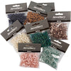 Creativ Company Kunststoffperlen, D 6 mm, Lochgröße 1,5 mm, Inhalt kann variieren, ca. 10x150 Stück, verschiedene Farben, 8x40 g 1 Karton