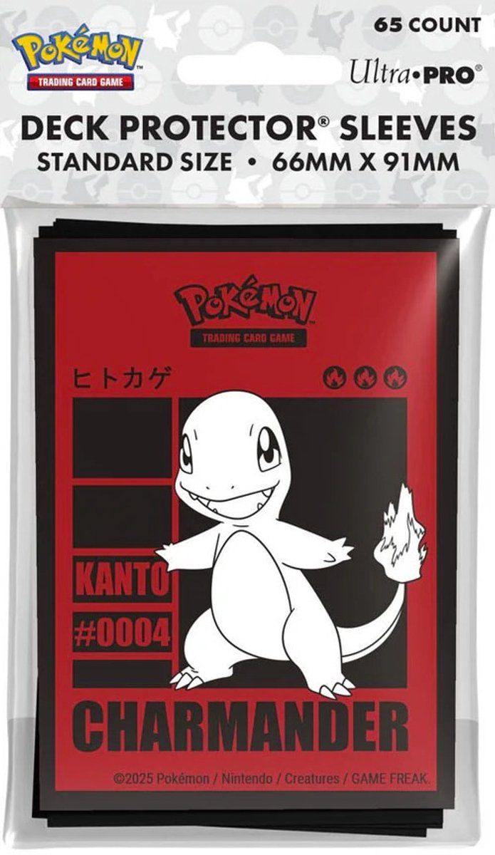 Ultrapro Pokémon Glumanda-Hüllen (65x)