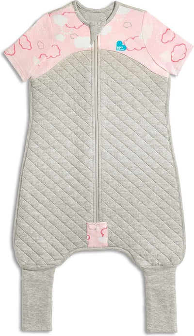 Love to dream™ Schlafanzug™ – Pyjama und Bettdecke in einem – Kleinkind – 24–36 Monate – ganzjährig – Graurosa