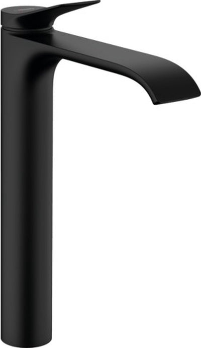 Hansgrohe vivenis – Waschtisch-Mischbatterie – Einhebelbedienung – ohne Ablaufgarnitur – Größe 210 mm – schwenkbarer Auslauf – mattschwarz