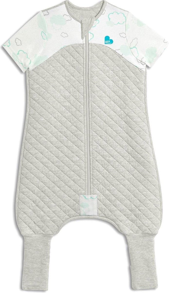 Love to dream™ Schlafanzug™ – Pyjama und Bettdecke in einem – Kleinkind – 24–36 Monate – ganzjährig – Grauweiß