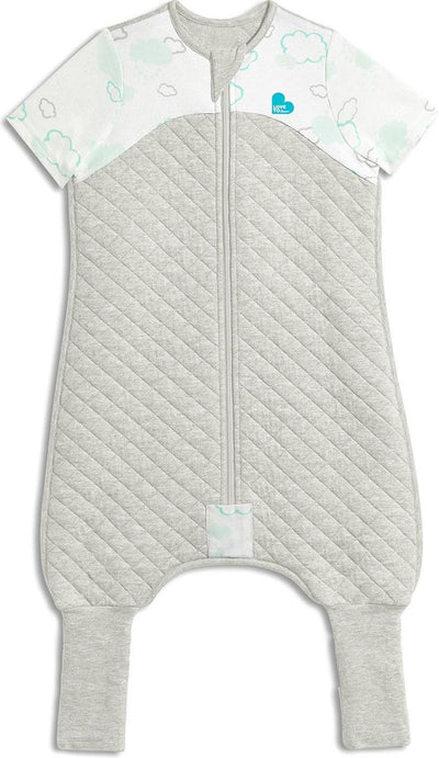 Love to dream™ Schlafanzug™ – Pyjama und Bettdecke in einem – Kleinkind – 24–36 Monate – ganzjährig – Grauweiß