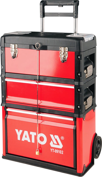 Yato 3-teiliger Werkzeugwagen – 52 x 32 x 72 cm