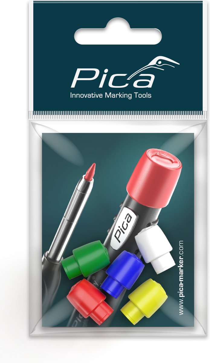 Pica dry 55801 farbige Kappen 5 Stück