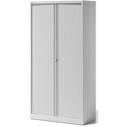 Rolltürenschrank Bisley hoch weiß