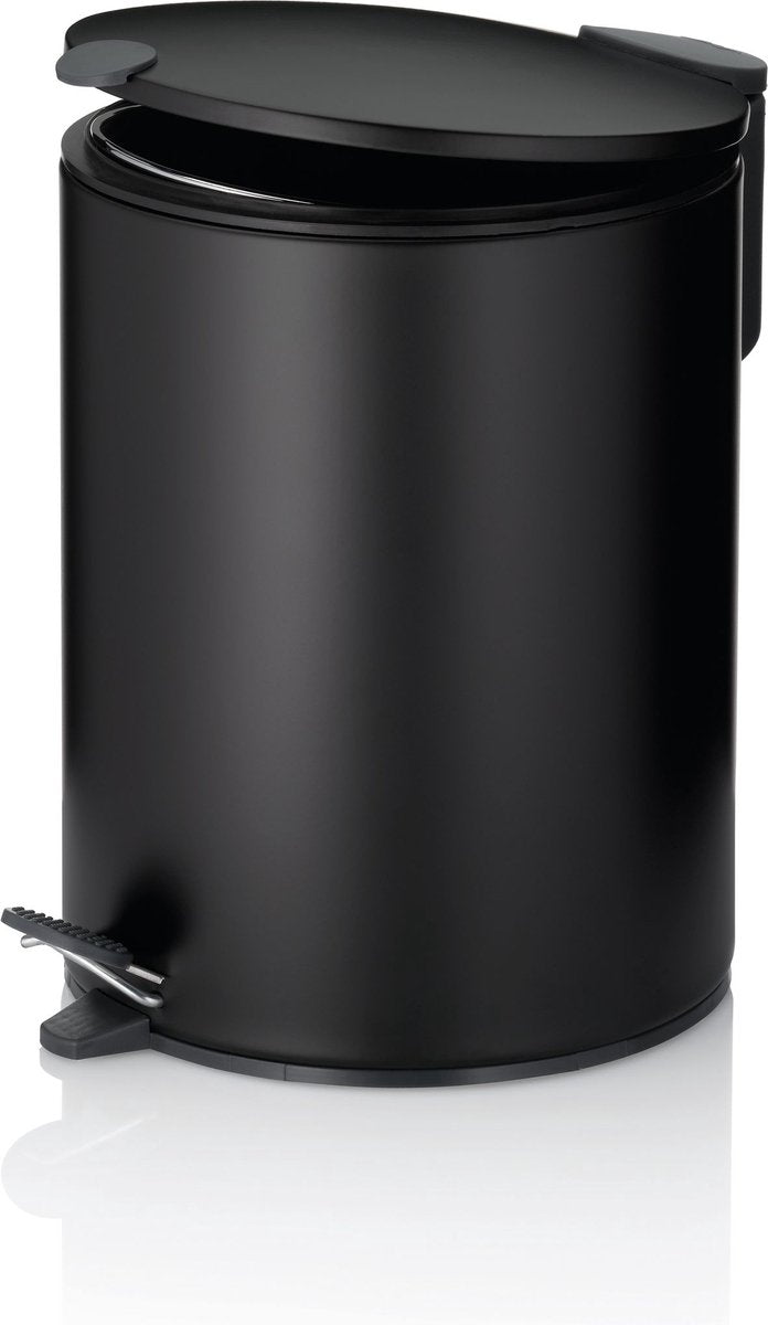Kela Tretabfalleimer, 5 l, schwarz - | matt