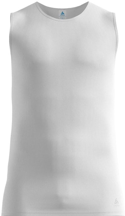 Odlo Active Light Base Layer Singlet mit Rundhalsausschnitt – Herren – Weiß – S