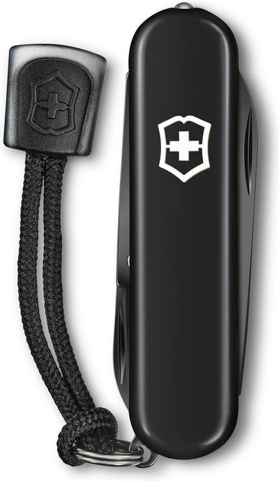 Victorinox Signature Lite Onyxschwarz – Schweizer Taschenmesser – 8 Funktionen – Cellidor – Geschenkbox