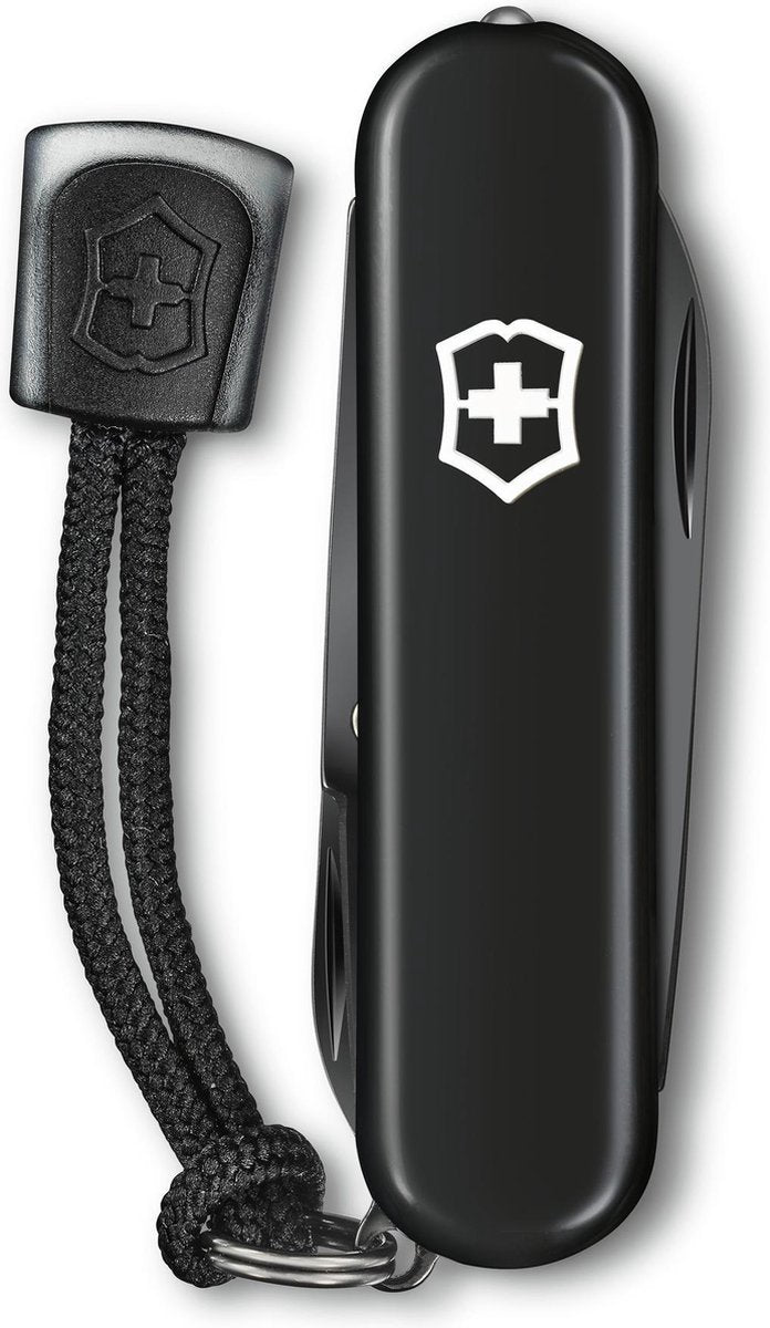 Victorinox Signature Lite Onyxschwarz – Schweizer Taschenmesser – 8 Funktionen – Cellidor – Geschenkbox