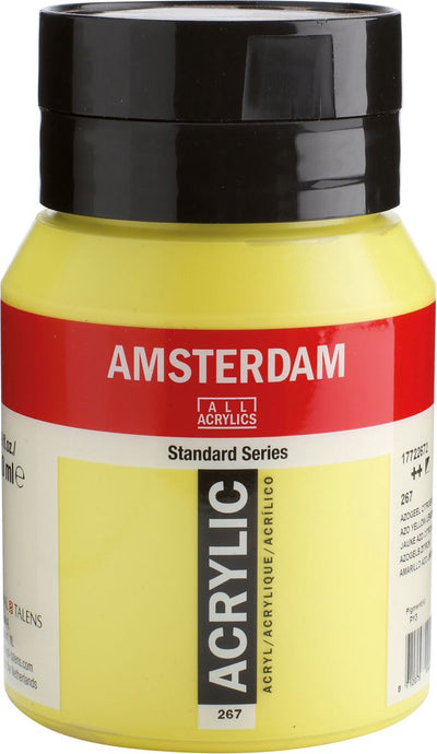 Acrylfarbentopf der Amsterdam Standard-Serie, 500 ml, Azogelb-Zitrone 267
