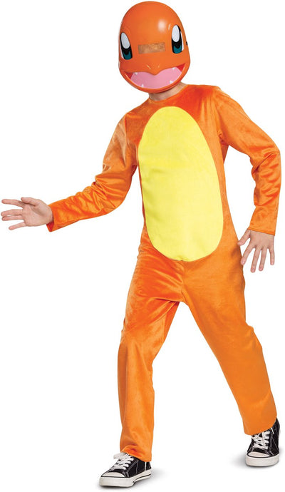 Disguise Vegaoo – klassisches Pokémon-Glumanda-Kostüm für Kinder