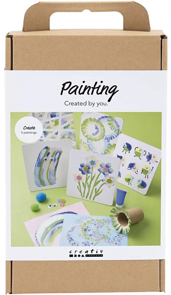 Creativ Company Mal-Hobby-Set, verschiedene Farben, 1 Box