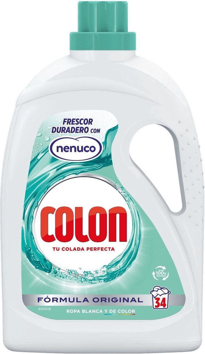 Nenuco 1 x Dickdarmwaschmittel – 34 Waschgänge – 1530 ml