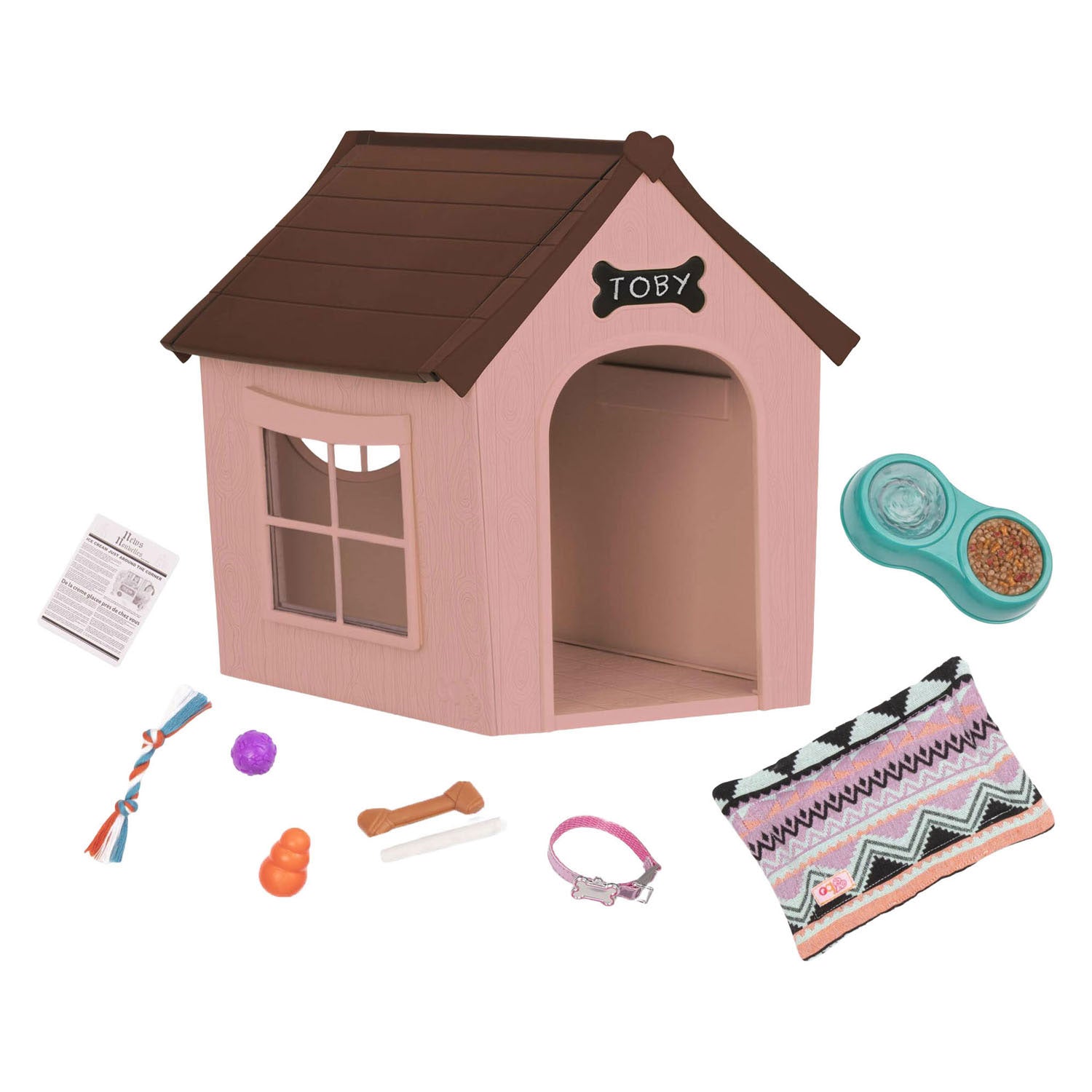 Hundehütte mit Zubehör