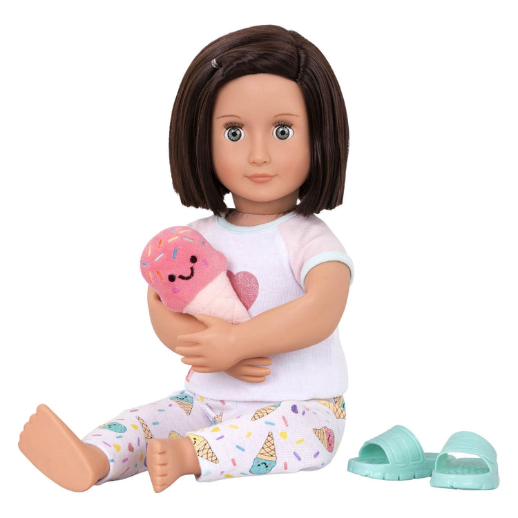 Puch Deluxe-Outfit-Pyjama und Morgenmantel für Puppen