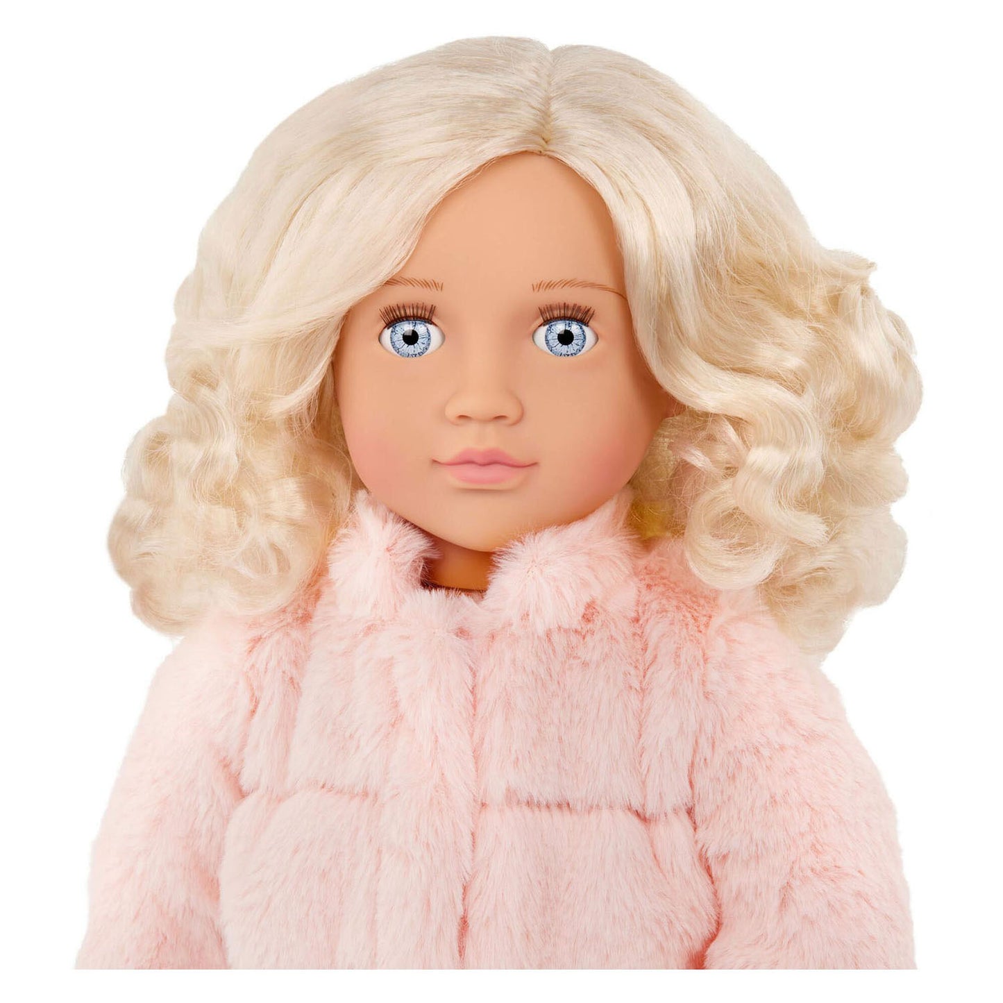 Ava-Puppe unserer Generation mit Pelzmantel – 46 cm